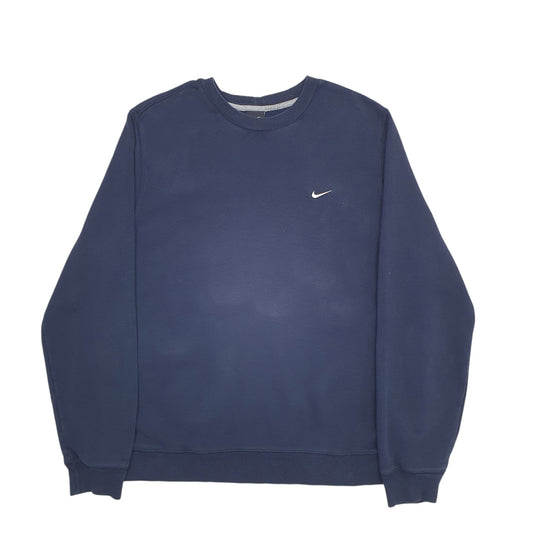 Mens Navy Nike  Crewneck Jumper