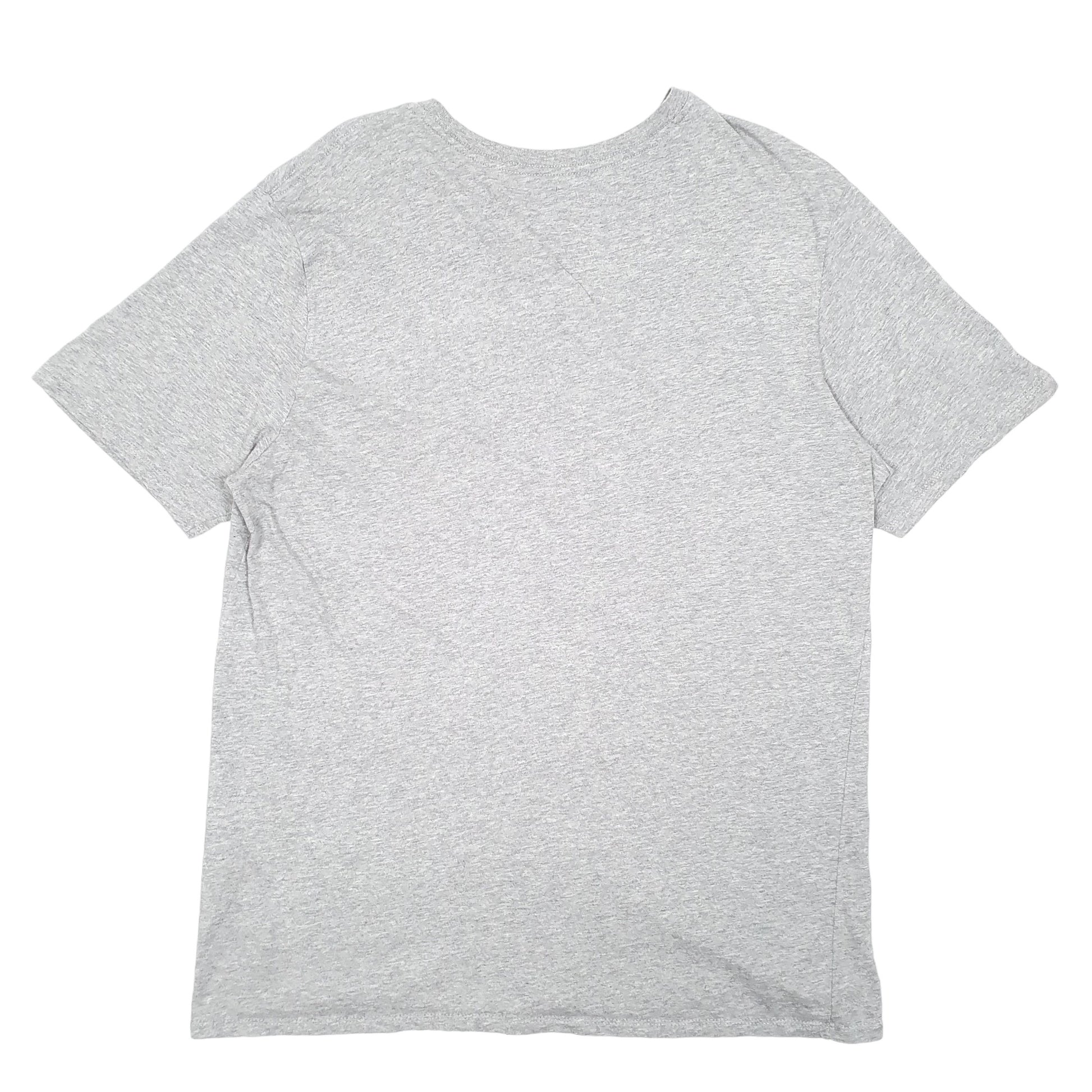 Mens Grey Nike Just Do It Spellout Short Sleeve T Shirt