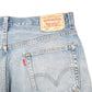 Mens Blue Levis Denim Jeans Jorts 505 Denim Shorts