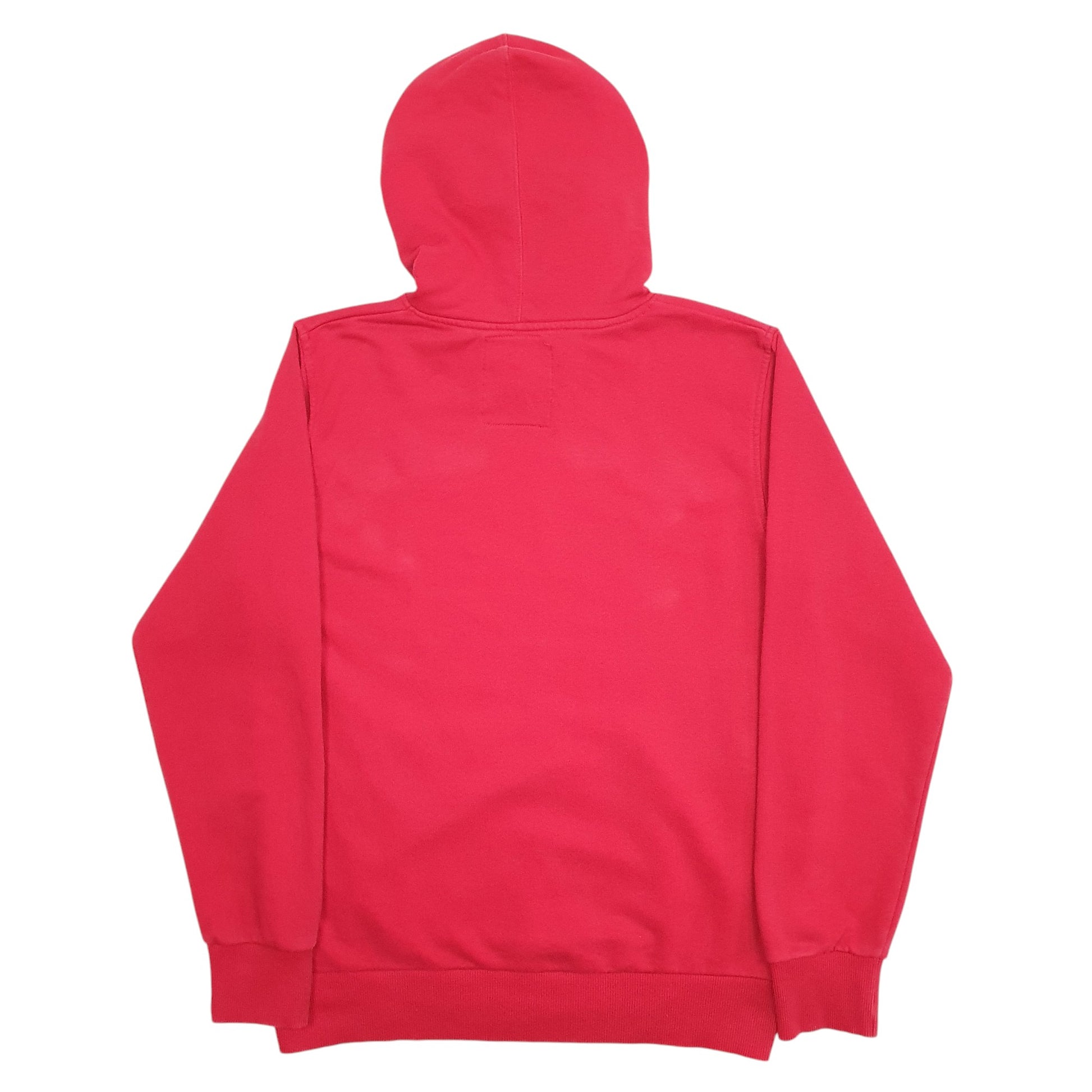 Mens Red Unbranded Spellout Hoodie Jumper