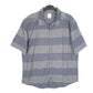 Mens Grey Burneside  Short Sleeve Shirt