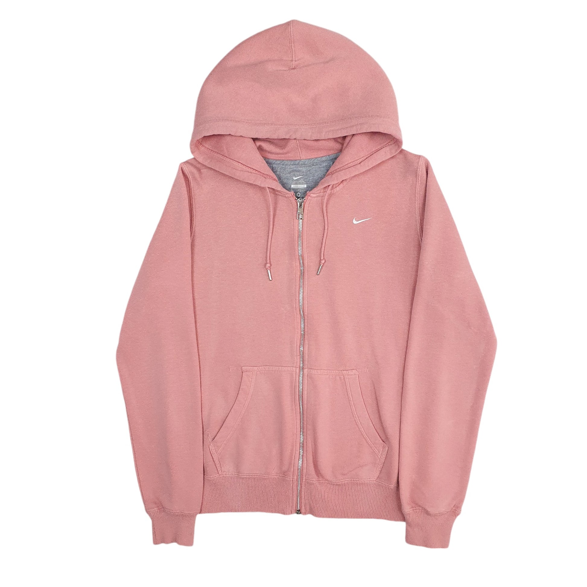 Womens Nike Pink Full Zip Hoodie Jumper M – Bundl Clothing