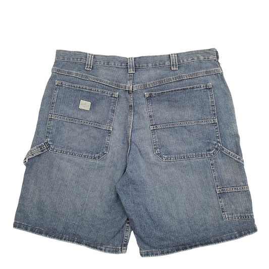 Mens Blue Lee Dungarees Carpenter Shorts