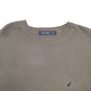 Mens Khaki Nautica Knit Crewneck Jumper