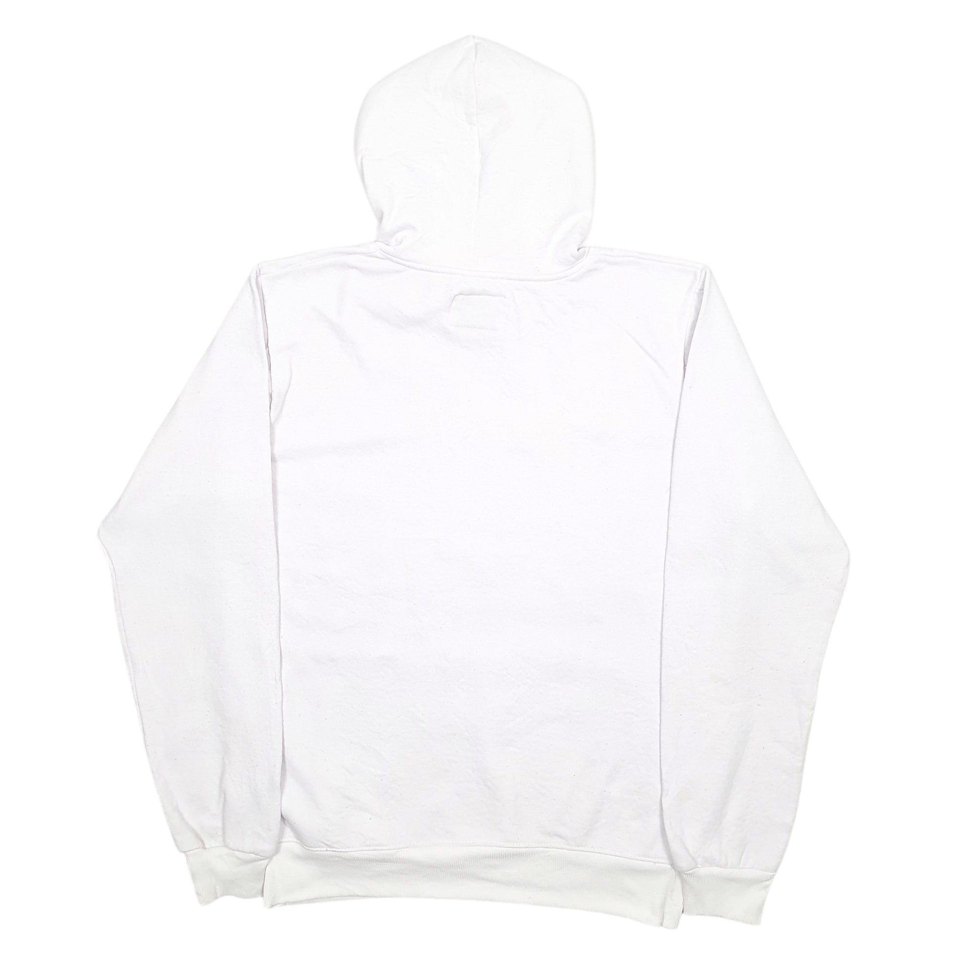 Mens White Champion Spellout Hoodie Jumper