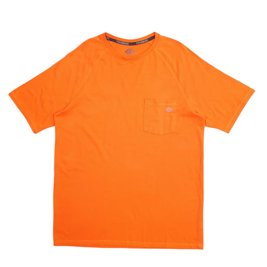 Mens Orange Dickies  Short Sleeve T Shirt