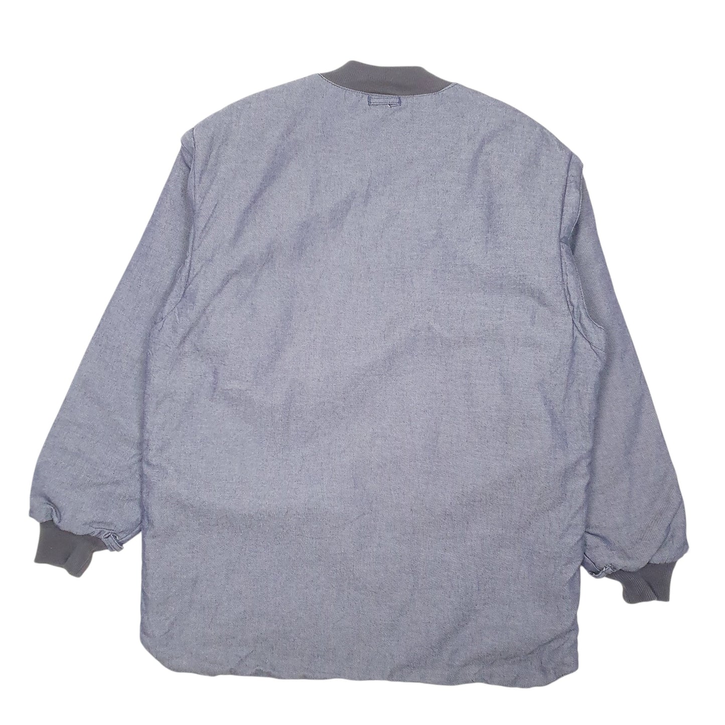 Mens Blue Marsh Quilted Lined French Clemessy Gilet Two In One  Coat