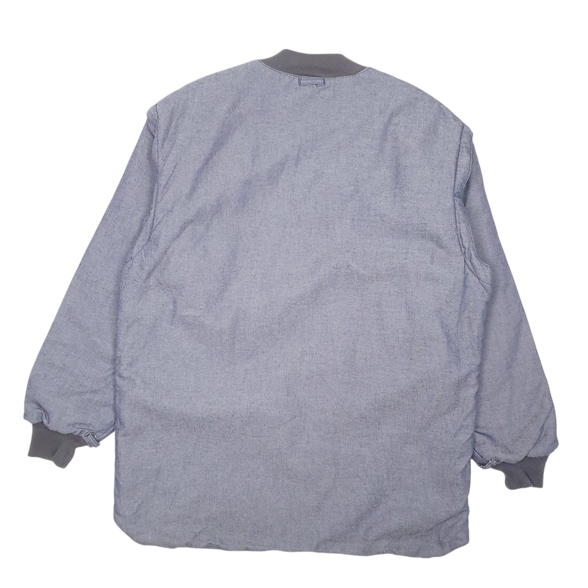 Mens Blue Marsh Quilted Lined French Clemessy Gilet Two In One  Coat