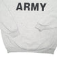 Mens Grey Jerzees U.S Army Spellout Crewneck Jumper