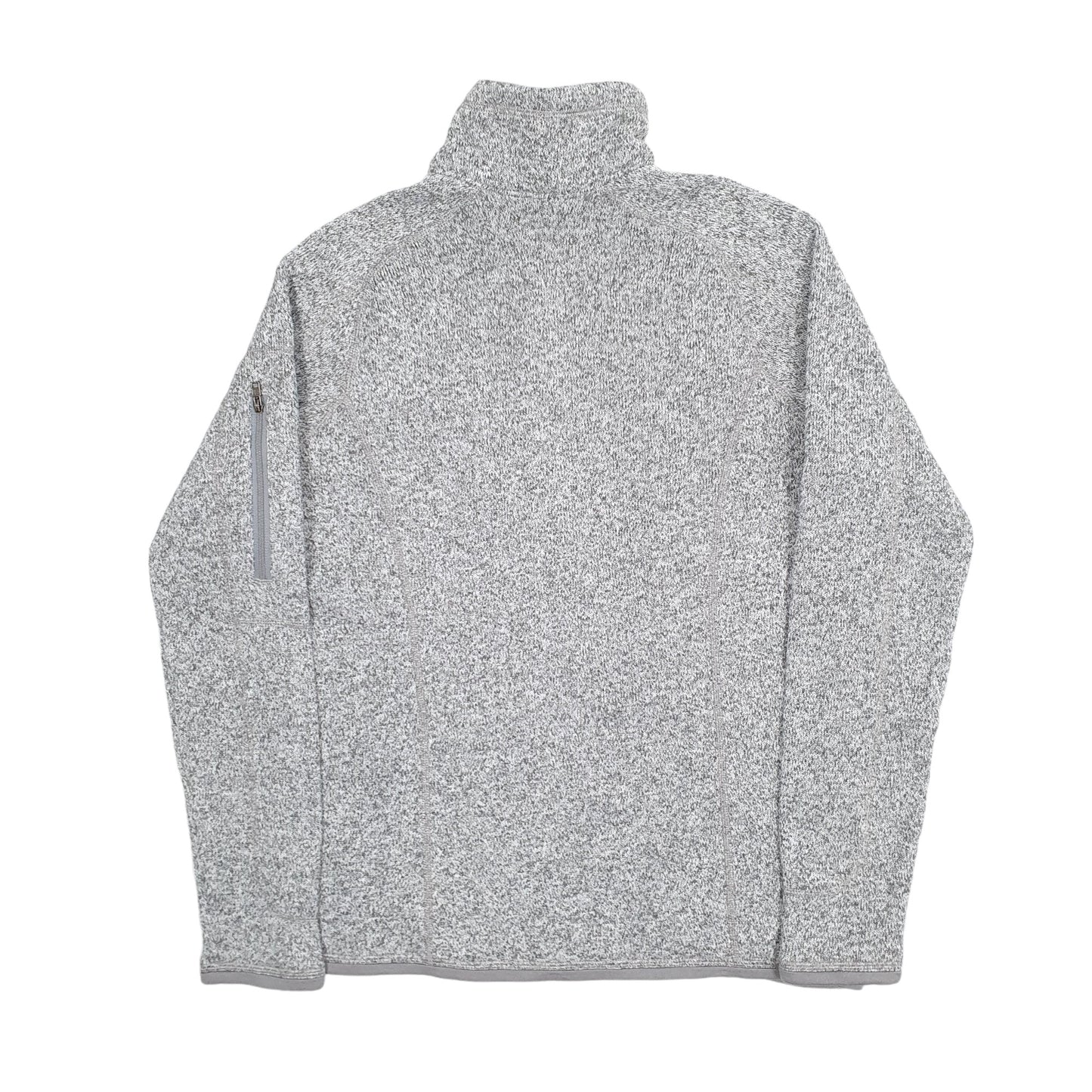 Womens Grey Patagonia Better Sweater Quarter Zip Jumper