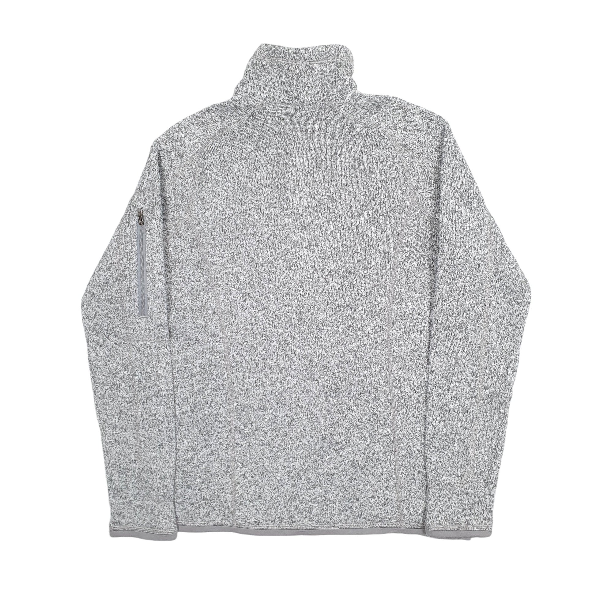 Womens Grey Patagonia Better Sweater Quarter Zip Jumper
