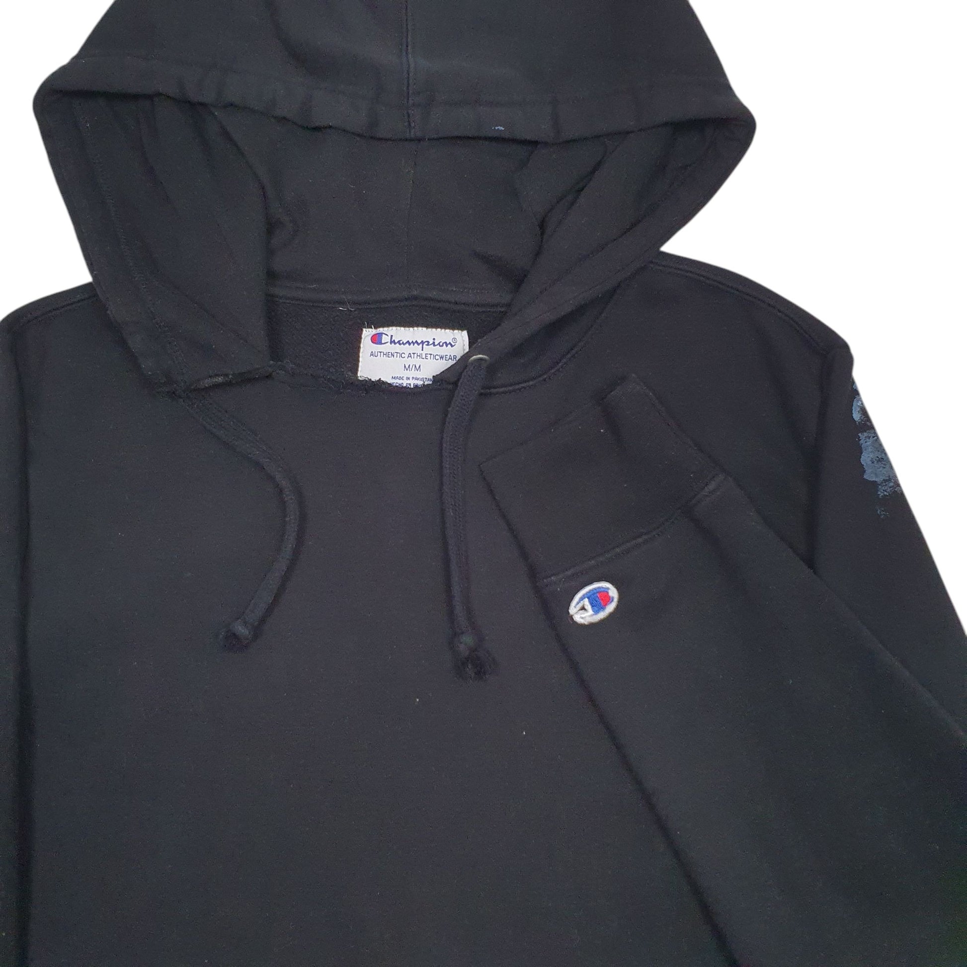 Mens Black Champion  Hoodie Jumper