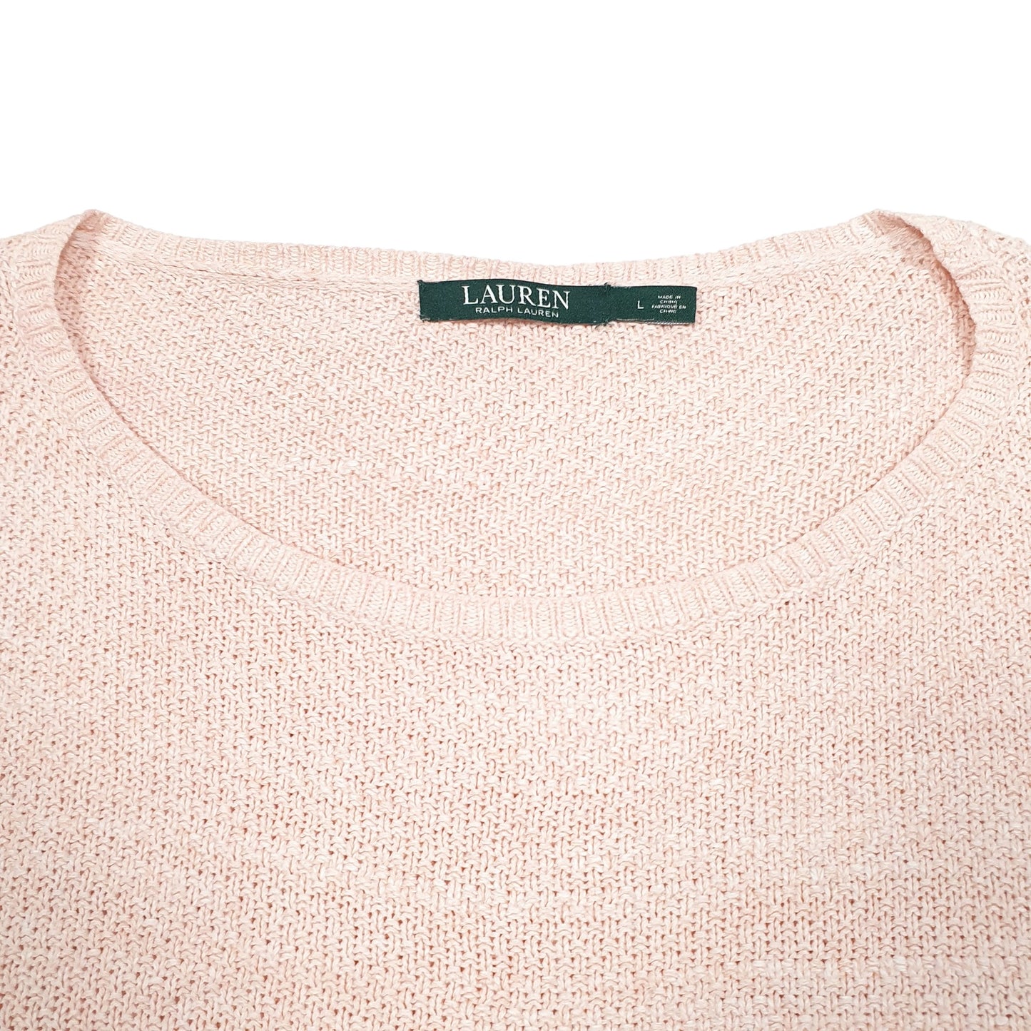 Womens Pink Lauren Ralph Lauren Knit Crewneck Jumper