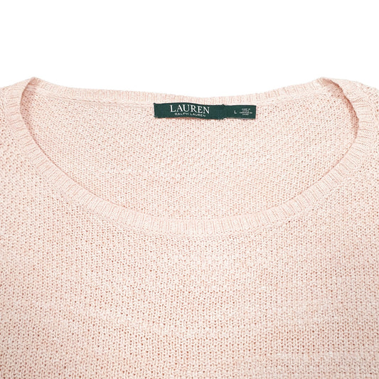 Womens Pink Lauren Ralph Lauren Knit Crewneck Jumper