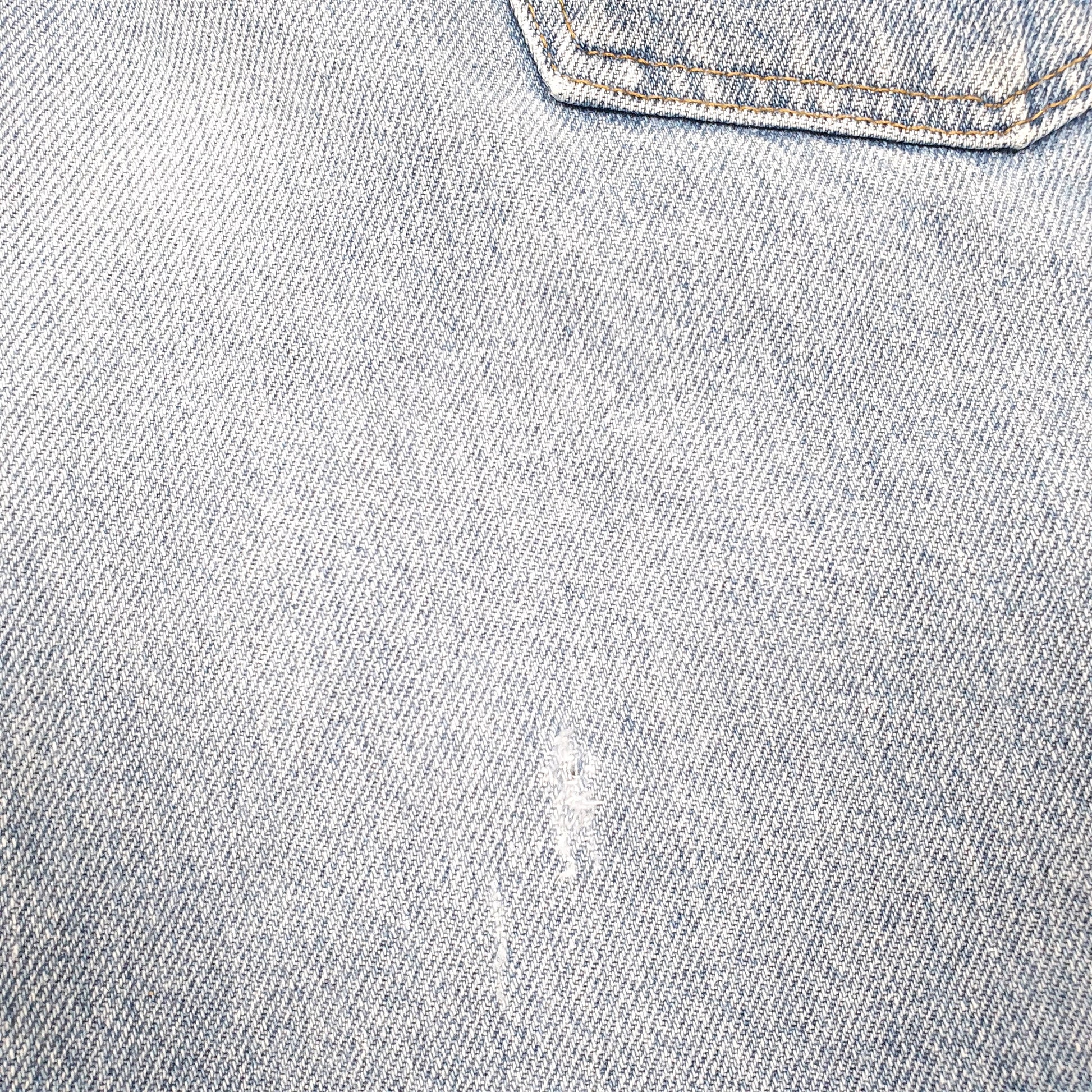 Mens Blue Wrangler Denim Jeans Jorts Baggy Denim Shorts