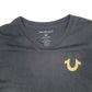 Mens Black True Religion  Short Sleeve T Shirt