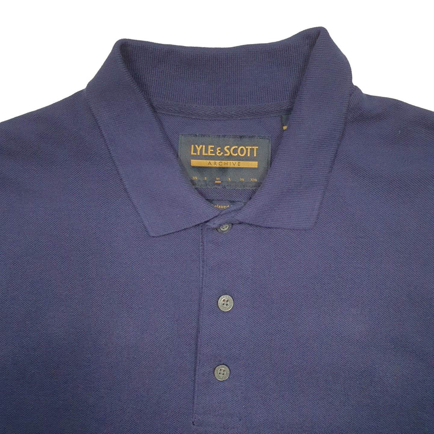 Mens Navy Lyle & Scott  Short Sleeve Polo Shirt