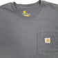Mens Navy Carhartt  Short Sleeve T Shirt
