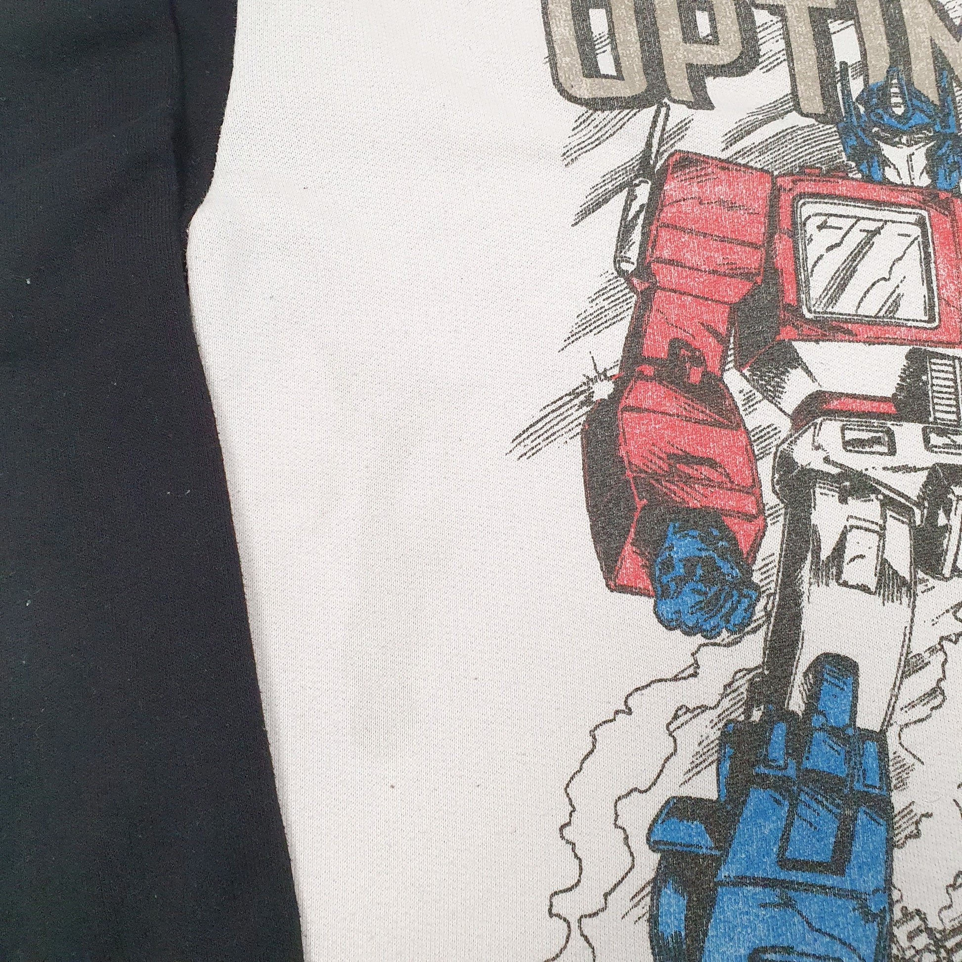 Mens White Transformers Optimus Prime Robots In Disguise Crewneck Jumper