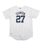 Mens White MLB MLB Baseball Jersey New York Yankees Short Sleeve T Shirt