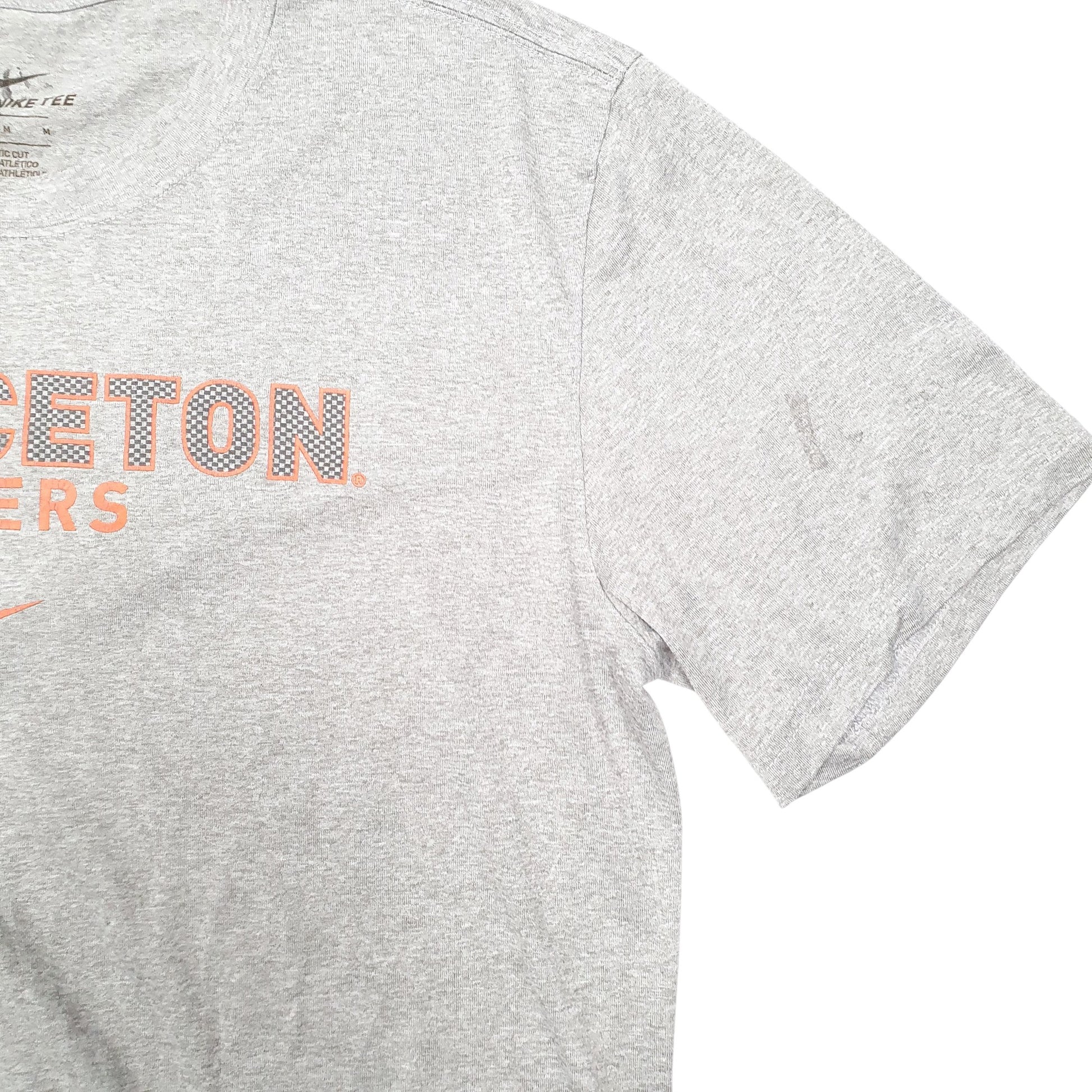 Mens Grey Nike Princeton Tigers Dri Fit Short Sleeve T Shirt