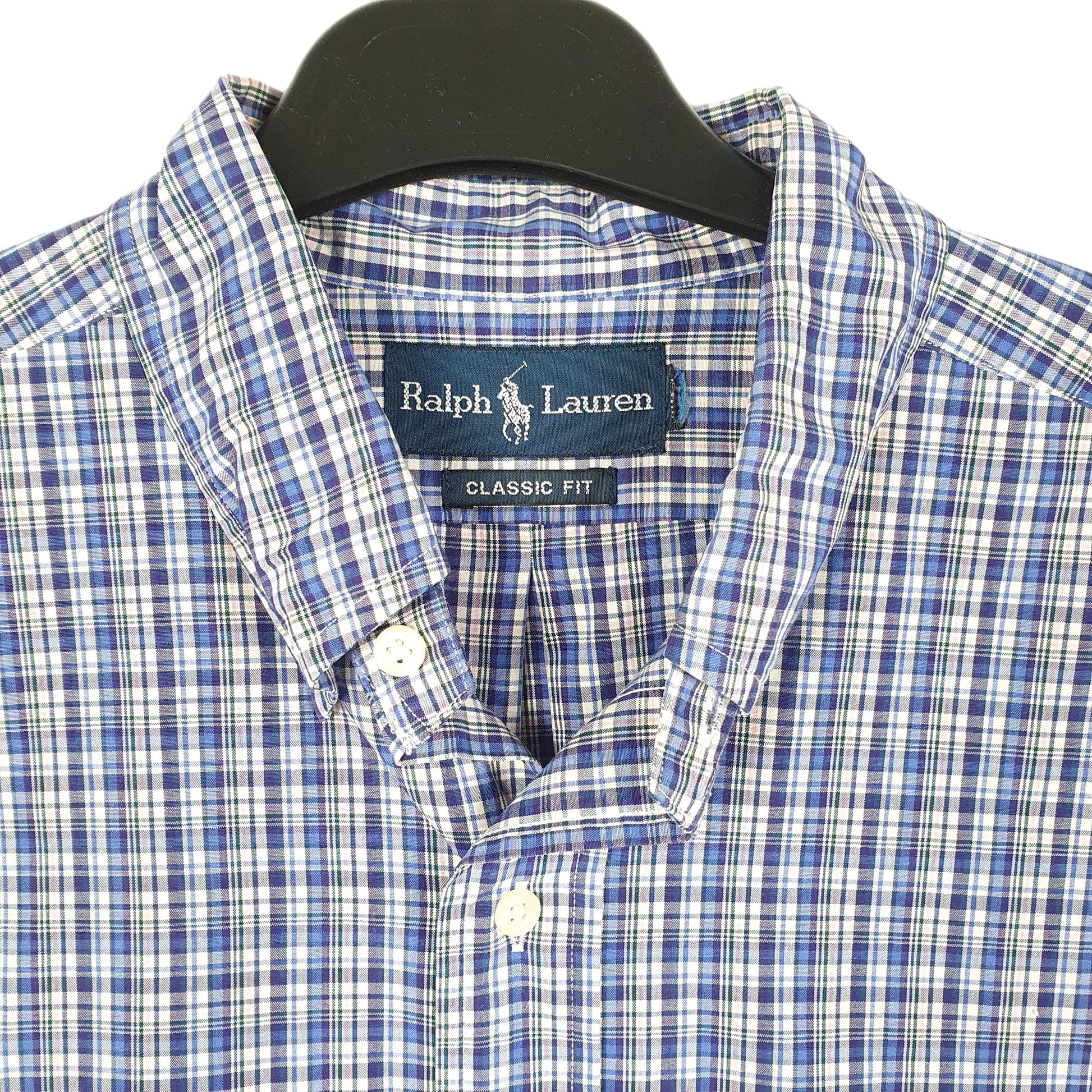 Mens Blue Ralph Lauren  Long Sleeve Shirt