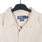 Mens Tan Polo Ralph Lauren Andrew Herringbone Twill HBT Long Sleeve Shirt