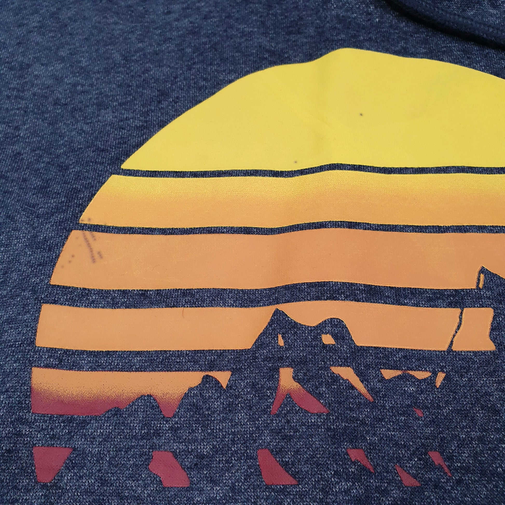 Mens Grey Eddie Bauer Mountains Outdoors Hoodie Jumper