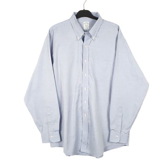 Mens Blue Brooks Brothers  Long Sleeve Shirt