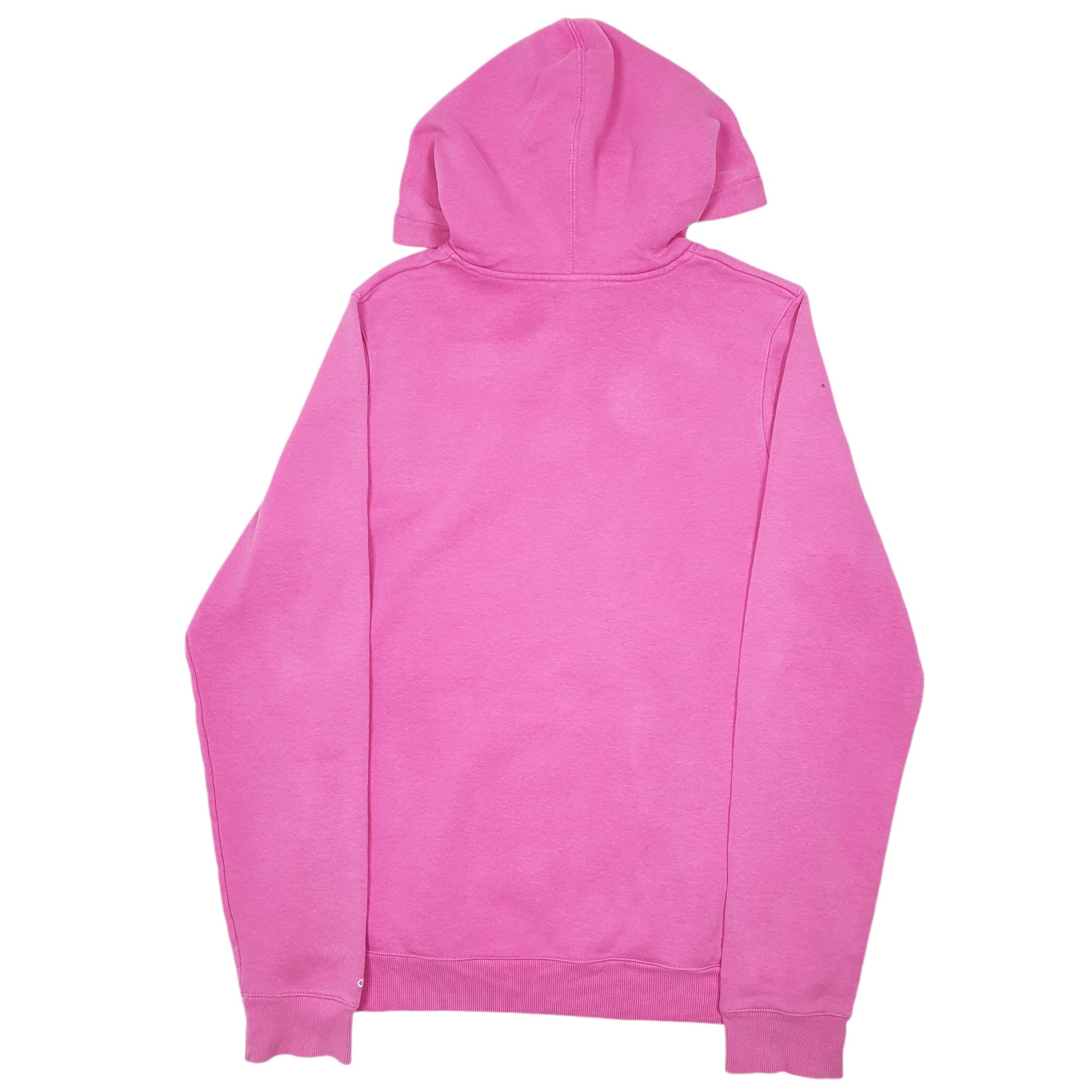 Womens Pink Adidas Spellout Hoodie Jumper