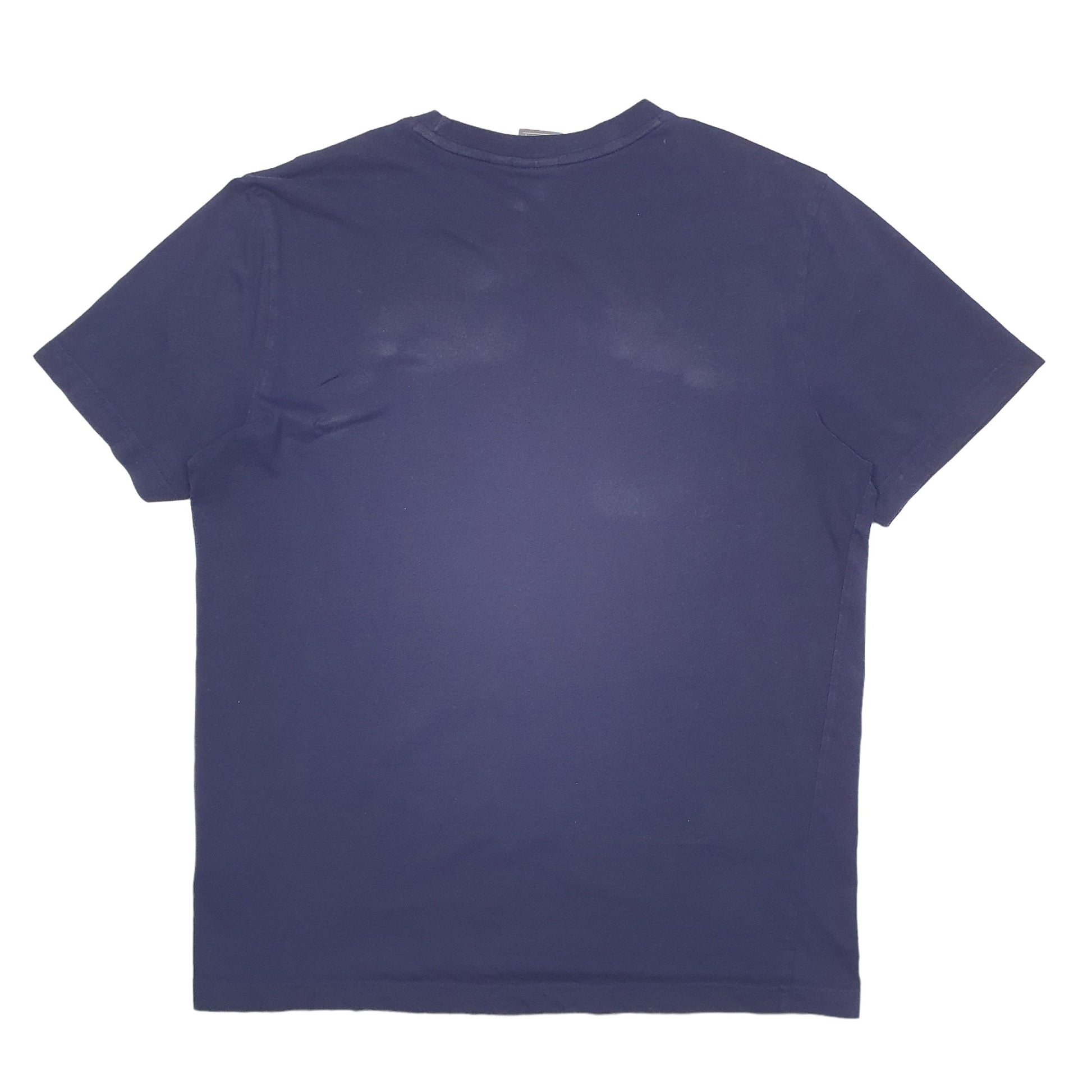 Mens Navy Puma Spellout Short Sleeve T Shirt