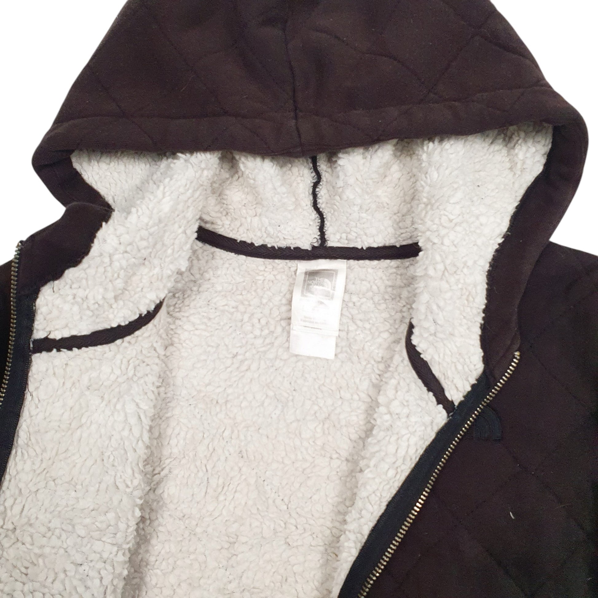 Womens Grey The North Face Fleece Lined Full Zip Jumper