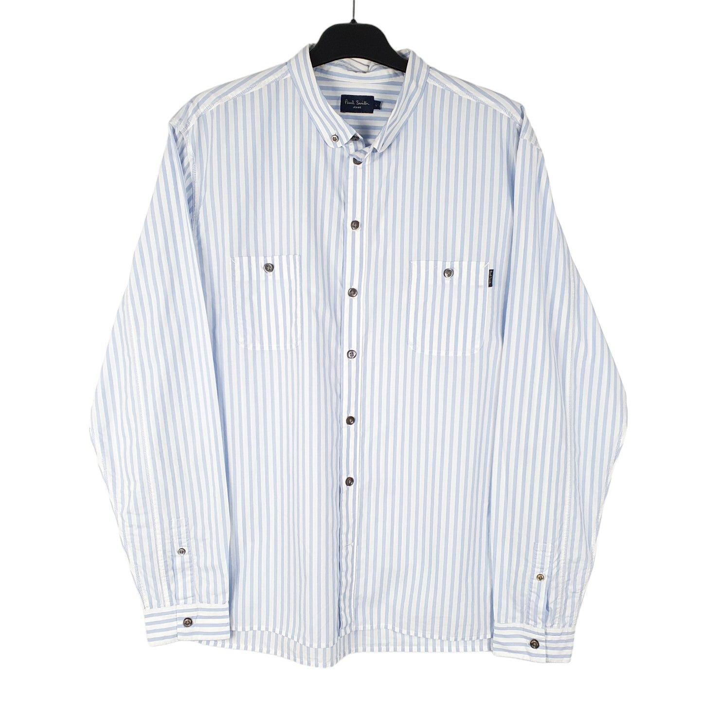 Mens White Paul Smith Jeans Long Sleeve Shirt