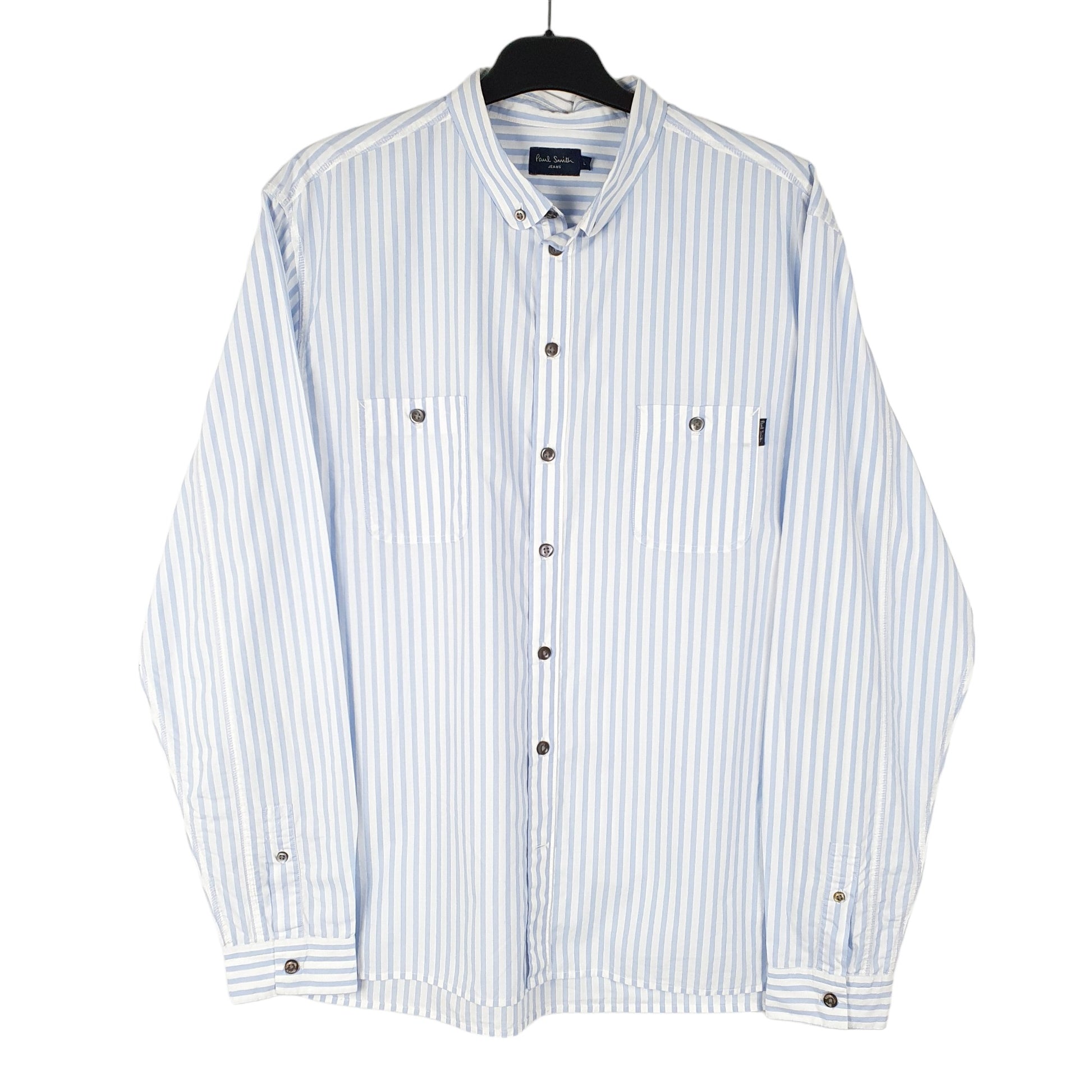 Mens White Paul Smith Jeans Long Sleeve Shirt