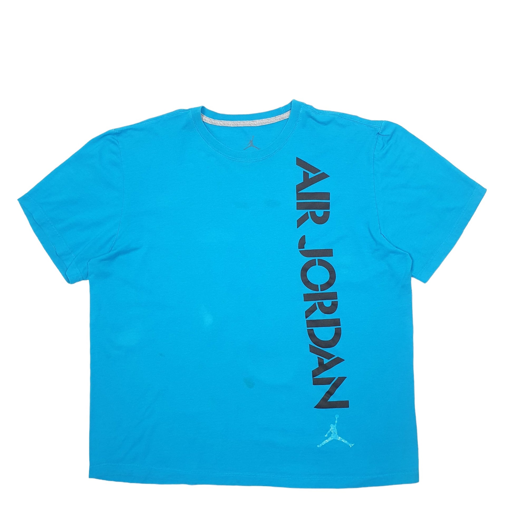 Mens Blue Nike Jumpman Basketball Short Sleeve T Shirt