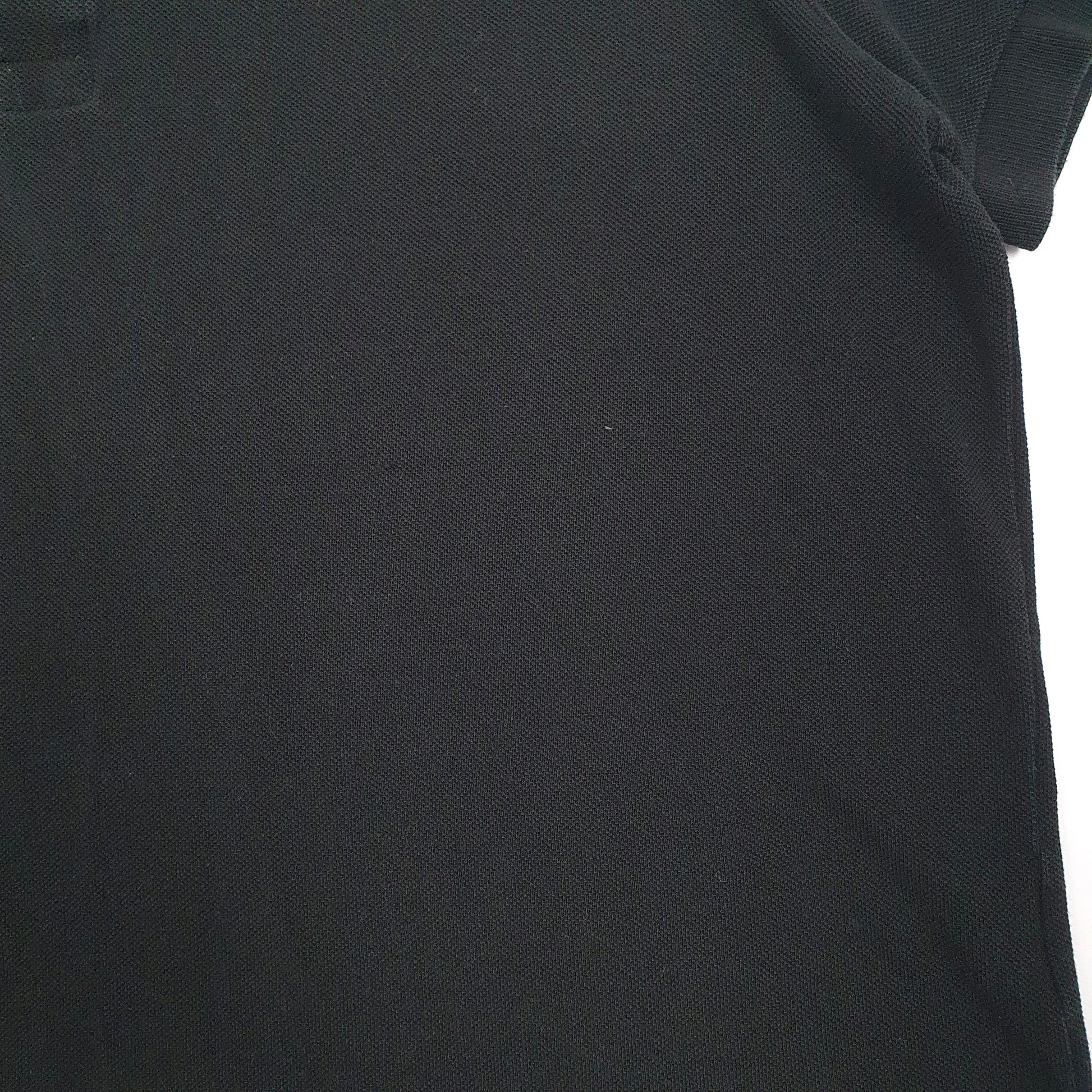 Mens Black Lacoste  Short Sleeve Polo Shirt