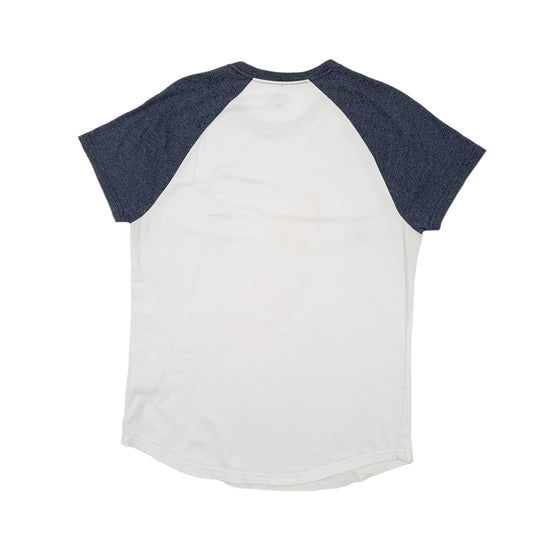 Mens White Hollister  Short Sleeve T Shirt