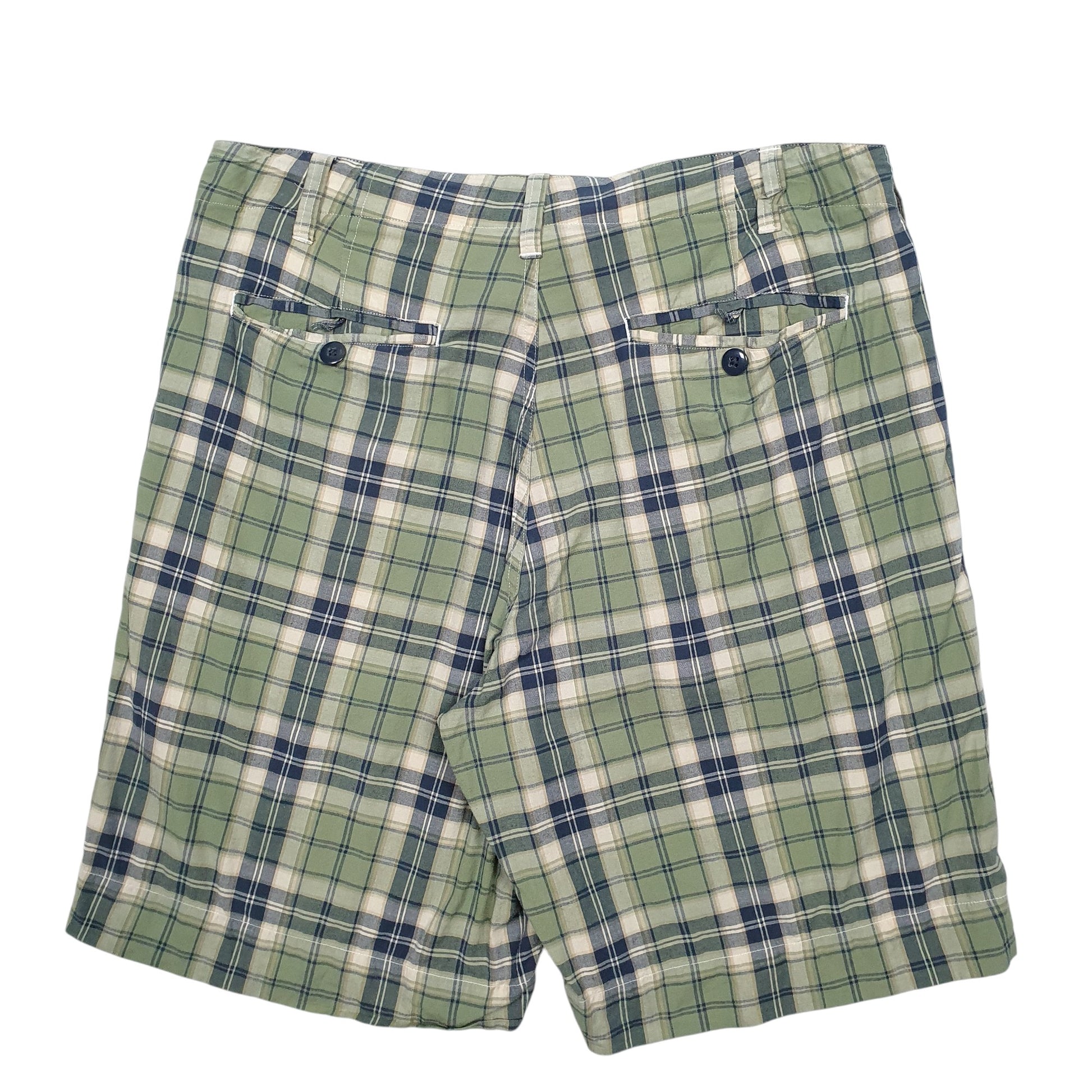 Mens Green Ralph Lauren Madras Ivy League Chino Shorts