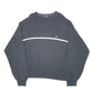 Mens Black Nautica Knit Stripe Crewneck Jumper
