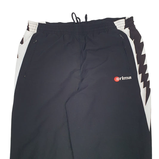 Mens Black Erima  Jogger Trousers