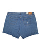 Womens Blue Levis 501 Jorts Distressed Denim Shorts