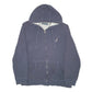 Womens Navy Nautica Hoodie Full Zip Jumper