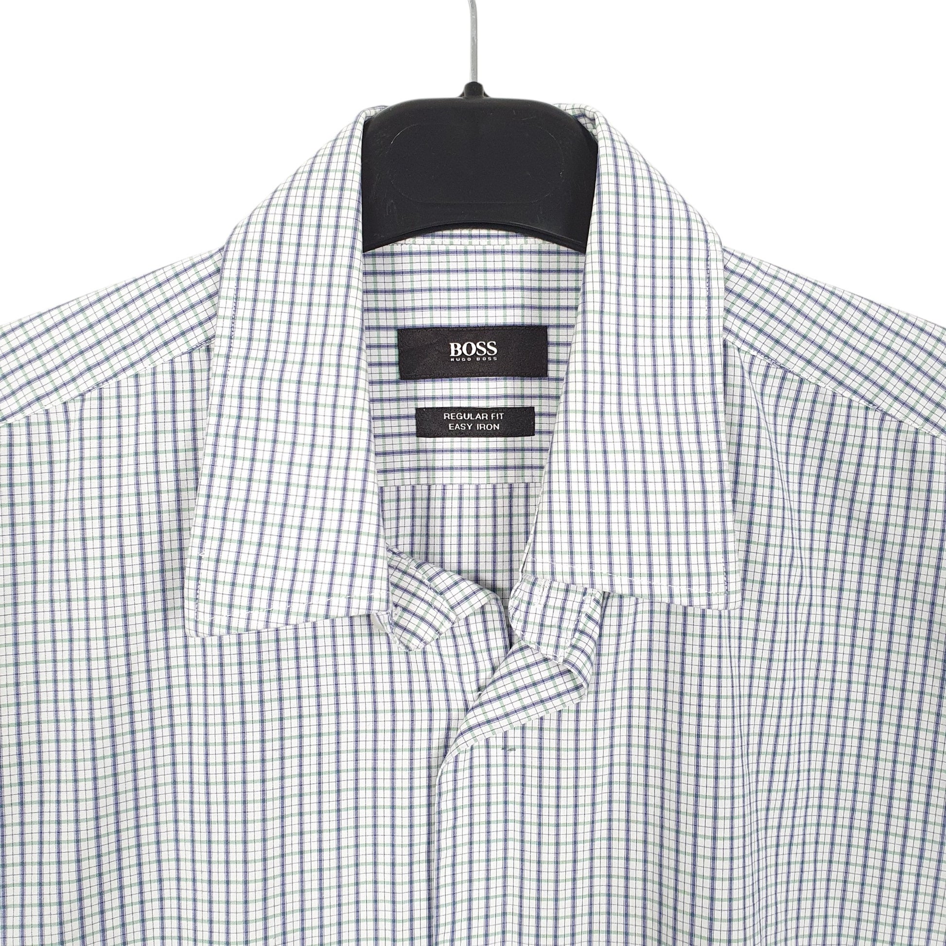 Mens White Hugo Boss  Short Sleeve Shirt