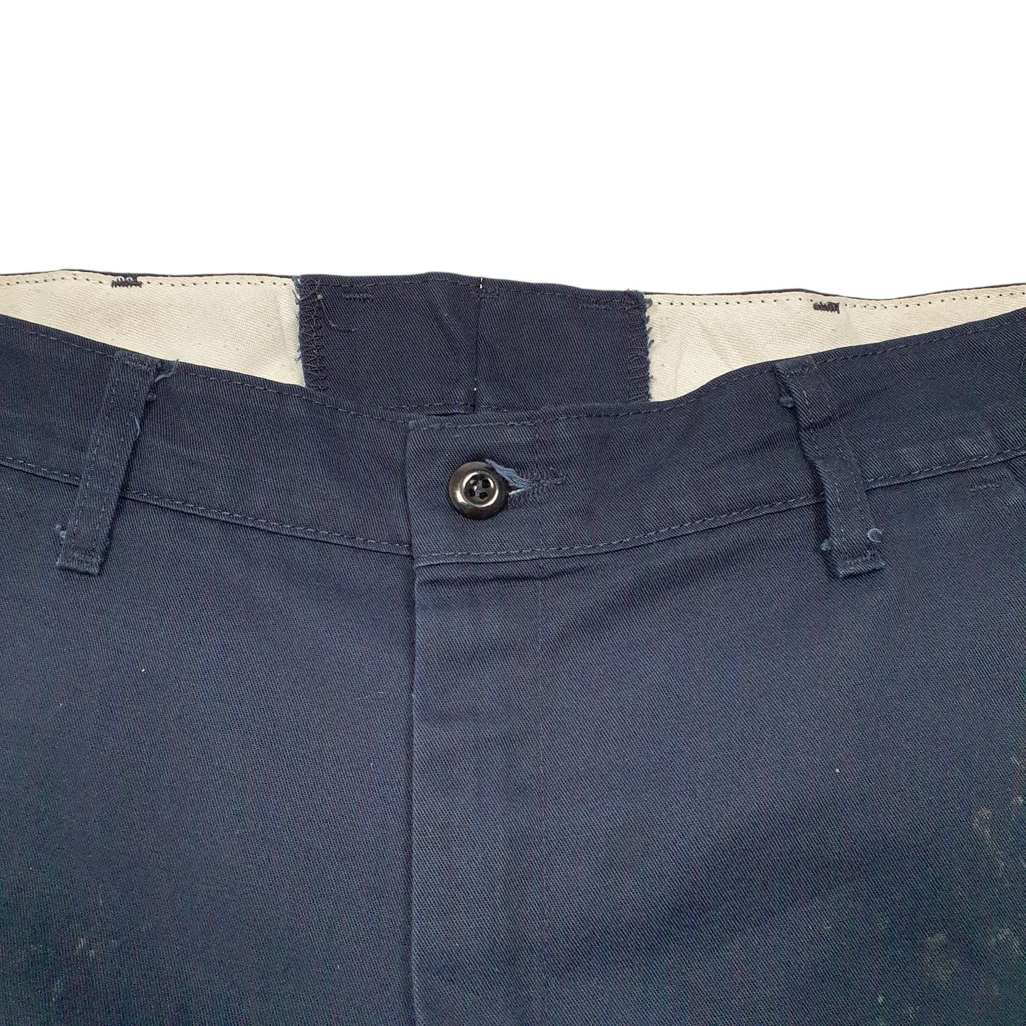 Mens Navy Red Kap Workwear Reflective Cargo Trousers