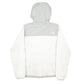 Womens White The North Face Stains on the centre front and discolouration on both Sleeves. Full Zip Jumper