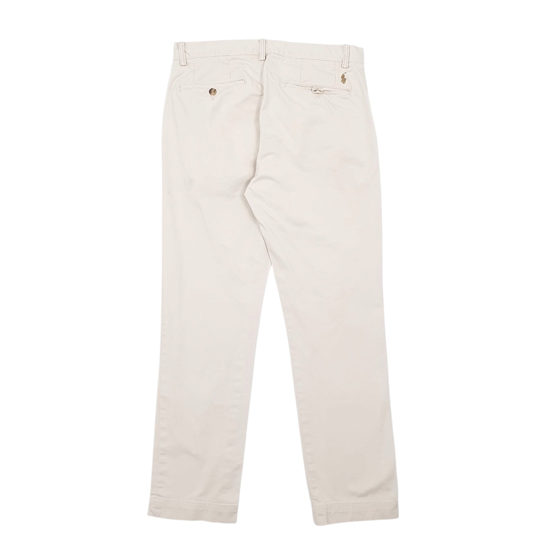 Mens Cream Polo Ralph Lauren  Chino Trousers