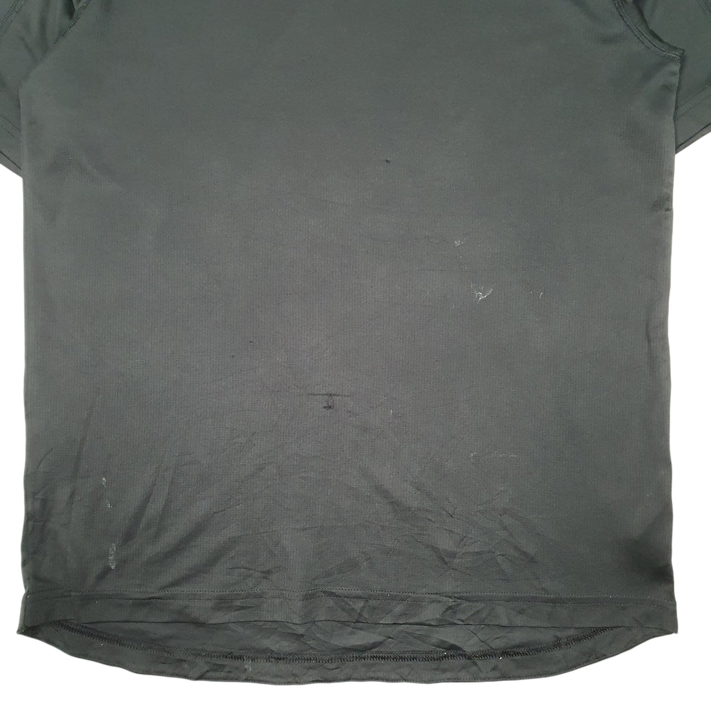 Womens Black Adidas Climalite Active Workout Gym Running Short Sleeve T Shirt