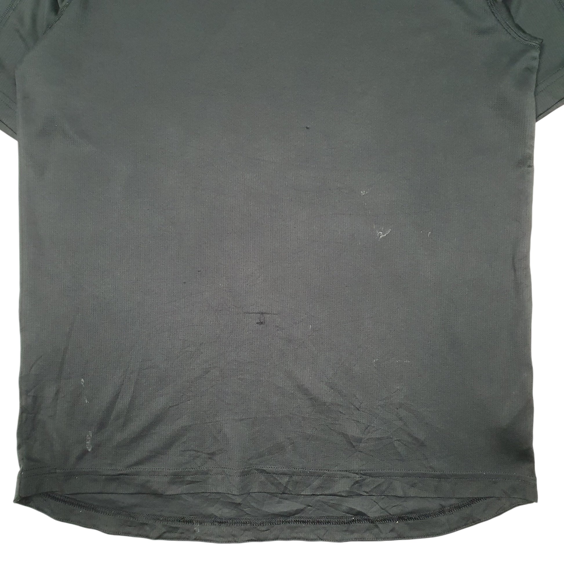 Womens Black Adidas Climalite Active Workout Gym Running Short Sleeve T Shirt