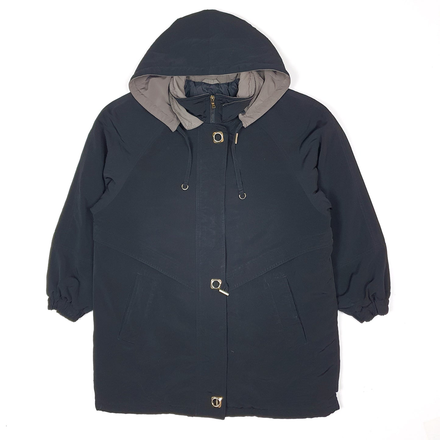 Mens Black Fleet Street Windbreaker  Coat