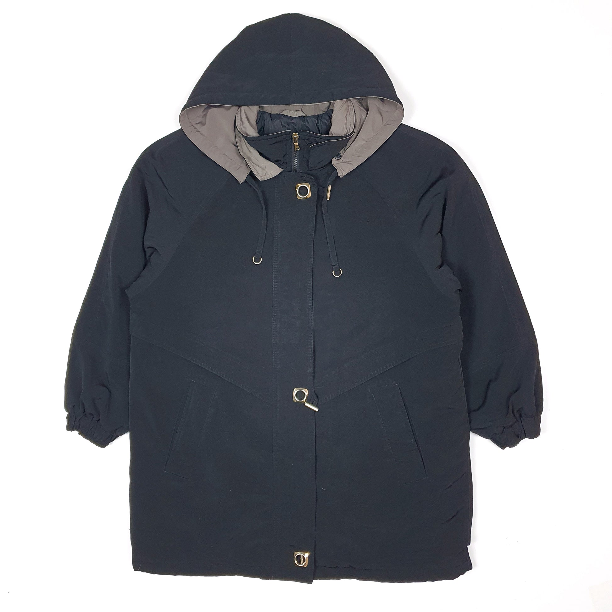 Mens Black Fleet Street Windbreaker  Coat